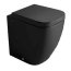 Globo Stone Miska WC stojąca 54x36x42 cm, czarna matowa SSN01.AR - zdjęcie 1