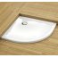 Aquaform Plus 550 Brodzik półokrągły 80x80cm, biały 200-18612 - zdjęcie 1
