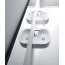 Kerasan Flo Umywalka wisząca 50x40 cm z przelewem biała 3141/314101 - zdjęcie 1