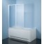 Sanplast Classic KW-2-c Parawan nawannowy - 110/140 biały Polistyren 600-013-2070-10-520 - zdjęcie 1