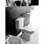 Kerasan Retro Spłuczka do kompaktu WC, czarna 108204 - zdjęcie 1