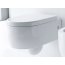 Kerasan Flo Zestaw Muszla klozetowa miska WC podwieszana 36x50 cm z deską sedesową zwykłą, biała 3115+318901 - zdjęcie 5