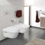 Villeroy & Boch Architectura Combi-Pack Zestaw Toaleta WC podwieszana z deską sedesową wolnoopadającą, biała 5684H101 - zdjęcie 4