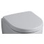 Keramag iCon Deska sedesowa zwykła, z tworzywa Duroplast, biała 574120 - zdjęcie 1