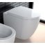 Hatria Fusion Miska WC stojąca z deską zwykłą, biała Y0U7 - zdjęcie 3