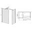 Sanplast Space Line KN/SPACE Kabina prysznicowa narożna - 90/140/215 srebrny matowy Szkło przezroczyste 600-100-0120-39-401 - zdjęcie 1