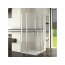 Ronal Swing-Line Kabina prysznicowa, wejście narożne podwójne, część 1/2 - Mocowanie prawe 80 x 195 cm biały Wzór krople (SLE2D08000444) - zdjęcie 1