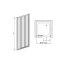 Sanplast Classic DTr-c Drzwi prysznicowe - 100/185 biały Sitodruk W4 600-013-1711-10-410 - zdjęcie 2