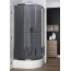 Aquaform Afa Kabina prysznicowa półokrągła 90cm, profile chrom 100-06319 - zdjęcie 1