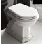 Kerasan Retro Miska WC stojąca odpływ poziomy czarna 101104 - zdjęcie 1
