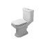 Duravit 1930 Toaleta WC kompaktowa 66,5x35,5 cm odpływ poziomy, biała z powłoką WonderGliss 02270900001 - zdjęcie 1
