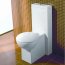 Geberit Monolith Moduł sanitarny do WC stojącego, szkło białe/aluminium 131.004.SI.1 - zdjęcie 5