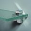 Glasspoint Accessories Półka szklana - 84x13 Wzór zimowe kwiaty półprzezroczysta PL3(84)-33 - zdjęcie 3