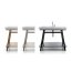 Art Ceram Mobili Furniture Trapezio Szafka pod umywalkę 97x53 cm stojąca, dębowa ACM011 - zdjęcie 3