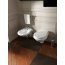 Kerasan Retro Miska WC wisząca 52x38 cm, czarna 101504 - zdjęcie 2