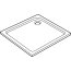 Keramag iCon Brodzik kwadratowy 100x100cm, biały 662400 - zdjęcie 3