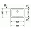 Duravit 2nd Floor Umywalka podblatowa 55,5x38 cm, biała 0316530000 - zdjęcie 3