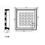 Kerasan Retro Brodzik kwadratowy 90x90 cm biały 1338/133801 - zdjęcie 2