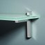 Glasspoint Accessories Półka szklana - 49x16,5 Kremowa PL4(49)-36 - zdjęcie 3