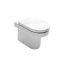 Hatria Daytime Miska WC stojąca 37x56 cm, biała YXV4 - zdjęcie 3