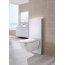 Geberit Monolith Moduł sanitarny do WC stojącego, szkło białe/aluminium 131.004.SI.1 - zdjęcie 2