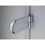 Ronal Pur Kabina prysznicowa narożna, część 1/2, drzwi dwuczęściowe, mocowanie prawe na wymiar, profile chrom, szkło Durlux PUE2DSM11022 - zdjęcie 8