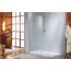 Novellini Lunes Ścianka prysznica stała 110 cm, profil srebrny LUNESH110-1B - zdjęcie 2