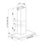 Globalo Design Nomina 80.4 Okap przyścienny inox NOMINA_80_4_SENSOR - zdjęcie 2