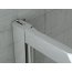 Ronal Sanswiss Top-Line TED2 Kabina prysznicowa, wejście narożne z drzwiami skrzydłowymi, mocowanie prawe 70x190 cm, profile srebrne mat, szkło Krople TED2D07000144 - zdjęcie 2