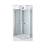Koło Next Ścianka prysznicowa stała 90x195 cm profile srebrne szkło przezroczyste z powłoką Reflex HSKX90222R03 - zdjęcie 2
