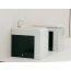 Art Ceram La Fontana Bidet stojący 36x54 cm, biały, bok czarny LFB00401;50 - zdjęcie 5