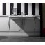 Kerasan Retro Umywalka z nogami 100x55 cm, biała/brązowa 1049K3 - zdjęcie 3
