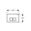 Geberit Zestaw Duofix Basic Spłuczka podtynkowa WC do ścian gipsowych + Delta 50 Przycisk uruchamiający przedni do spłuczek podtynkowych UP100, 111.153.00.1 + 115.135.21.1 - zdjęcie 6