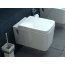 Rea Cubik Toaleta WC podwieszana 57x35 cm z deską sedesową wolnoopadającą, biała REA-C0017 - zdjęcie 1