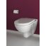 Villeroy & Boch O. Novo Zestaw Toaleta WC podwieszana 53x36 cm bez kołnierza z deską sedesową wolnoopadającą, biały 5660HR01 (5660R001+9M38S101) - zdjęcie 2
