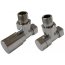 Schlosser Elegant zestaw grzejnikowy kątowy Cu chrom 6042 00003 - zdjęcie 1