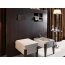 Kerasan Bentley Drewniana ścianka do WC i bidetu wiszącego 152x140x17 cm, ciemne drewno 918547 - zdjęcie 2