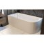 AD Naturalnie Upsala Line Wanna wolnostojąca 140x75 cm narożna lewa biała AWW-009-140ZP-L - zdjęcie 6