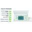 Airelec Actua 2 Grzejnik elektryczny konwektorowy 116,2x28,4 cm biały A693287 - zdjęcie 4