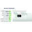 Airelec Airevo Grzejnik elektryczny radiatorowy 122x60,5 cm biały A693427 - zdjęcie 5