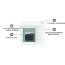 Airelec Airevo Grzejnik elektryczny radiatorowy 122x60,5 cm biały A693427 - zdjęcie 4