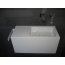 Alape WP.XS4 Zestaw Umywalka z szafką i wieszakiem po lewej stronie, biała 5075500000 - zdjęcie 2