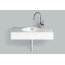 Alape WT.MC800H Umywalka wisząca 80x45,5x16 cm z otworem na baterię biała 4230000000 - zdjęcie 1