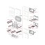 Alcaplast Stripe Przycisk WC stalowy półmat/połysk STRIPE-INOX - zdjęcie 3
