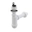 Alcaplast Syfon umywalkowy butelkowy biały A42 - zdjęcie 1