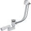 Alcaplast Syfon wannowy 120 cm chrom A564CRM2-120 - zdjęcie 1