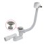 Alcaplast Syfon wannowy z korkiem klik klak 57 cm chrom A509CKM - zdjęcie 1