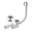 Alcaplast Syfon wannowy z korkiem klik klak 80 cm chrom A507CKM-80 - zdjęcie 1
