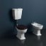 Alice Ceramica Boheme Zbiornik WC kompaktowy podwieszany 39x22x37 cm, biały 28330101 - zdjęcie 2