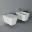 Alice Ceramica Hide Toaleta WC 55x35 cm bez kołnierza + deska wolnoopadająca + elementy mocujące biały 31210101+MC3101SQS+FIX10 - zdjęcie 4